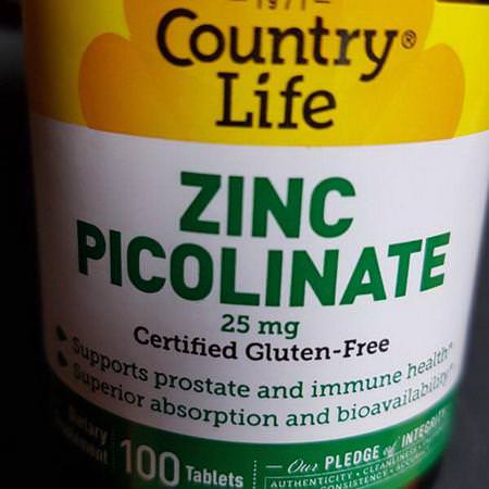 Country Life Zinc Cold Cough Flu - أنفلونزا, سعال, بارد, زنك