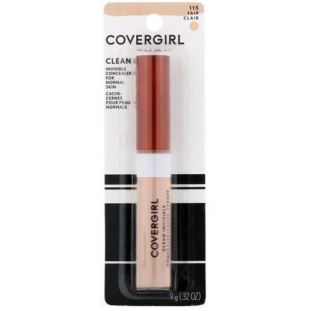 Covergirl, Clean Invisible Concealer, 115 Fair, .32 oz (9 g):خافي العي,ب, ال,جه