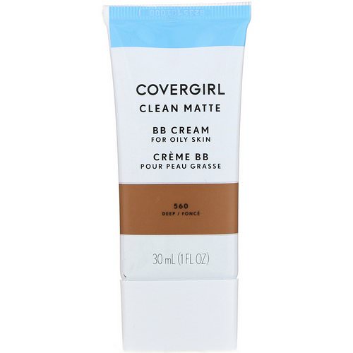 Covergirl, Clean Matte BB Cream, 560 Deep, 1 fl oz (30 ml) فوائد