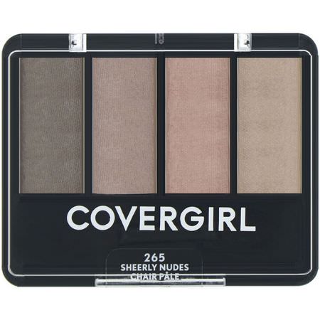 Covergirl, Eye Enhancers, Eye Shadow, 265 Sheerly Nudes, .19 oz (5.5 g):ظل المكياج, عيون