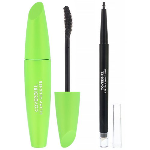 Covergirl, Lash Blast, Clump Crusher Mascara and Perfect Point Plus Eye Pencil, 1 Set فوائد