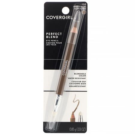 Covergirl, Perfect Blend, Eye Pencil, 130 Smokey Taupe, .03 oz (.85 g):كحل, عيون