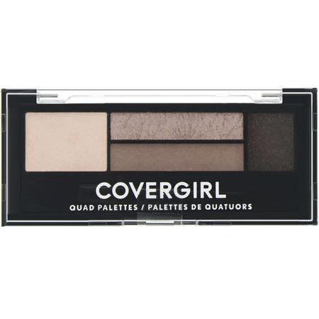 Covergirl, Quad Palettes Eye Shadow, 700 Notice Me Nudes, .06 oz (1.8 g):ظل المكياج, عيون
