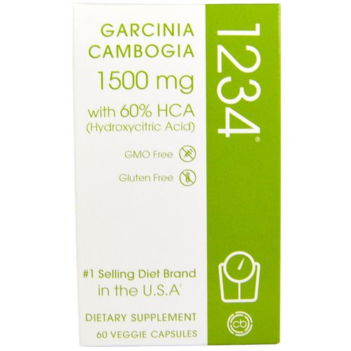Creative Bioscience, Garcinia Cambogia 1234, 1500 mg, 60 Veggie Caps فوائد