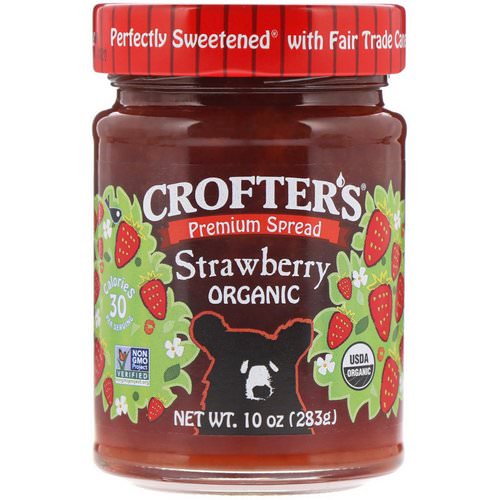 Crofter's Organic, Crofter's, Organic Strawberry, 10 oz (283 g) فوائد