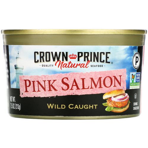 Crown Prince Natural, Pink Salmon, Wild Caught, 7.5 oz (213 g) فوائد