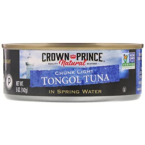 Crown Prince Natural, Tongol Tuna, Chunk Light, In Spring Water, 5 oz (142 g) فوائد
