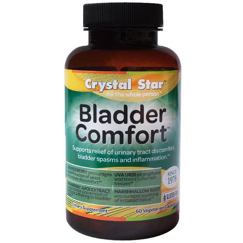Crystal Star, Bladder Comfort, 60 Veggie Caps فوائد