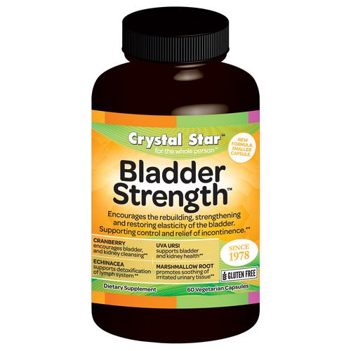 Crystal Star, Bladder Strength, 60 Veggie Caps فوائد