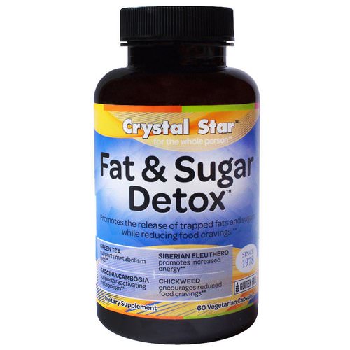 Crystal Star, Fat & Sugar Detox, 60 Veggie Caps فوائد