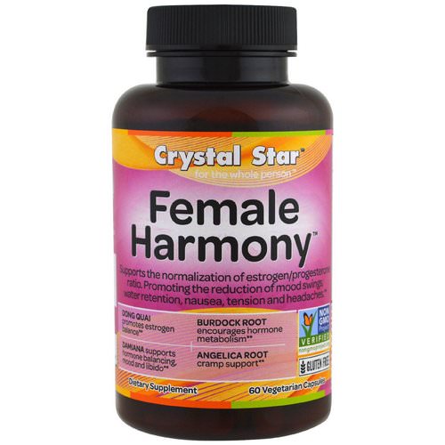 Crystal Star, Female Harmony, 60 Veggie Caps فوائد