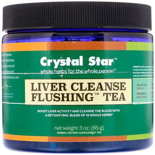 Crystal Star, Liver Cleanse Flushing Tea, 3 oz (85 g) فوائد