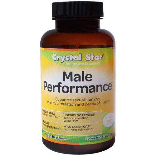 Crystal Star, Male Performance, 60 Veggie Caps فوائد