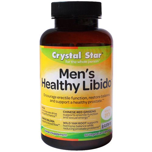 Crystal Star, Men's Healthy Libido, 60 Veggie Caps فوائد