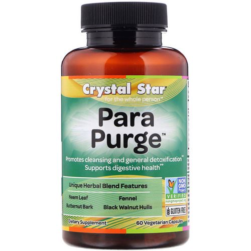 Crystal Star, Para Purge, 60 Vegetarian Capsules فوائد