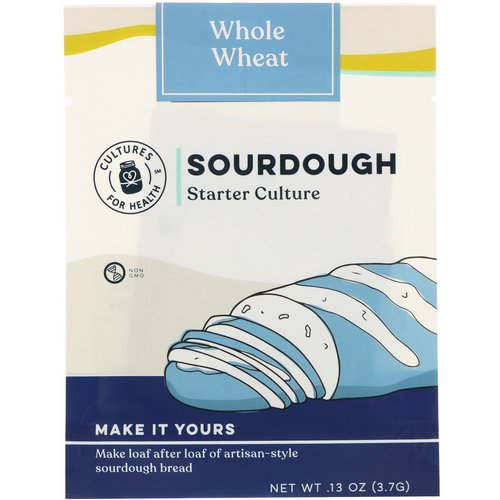 Cultures for Health, Sourdough, Whole Wheat, 1 Packet, .13 oz (3.7 g) فوائد