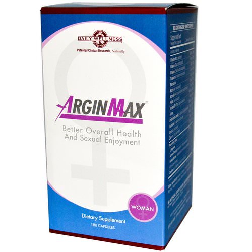 Daily Wellness Company, ArginMax for Women, 180 Capsules فوائد
