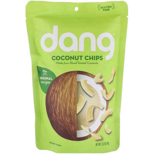 Dang, Coconut Chips, 3.17 oz (90 g) فوائد