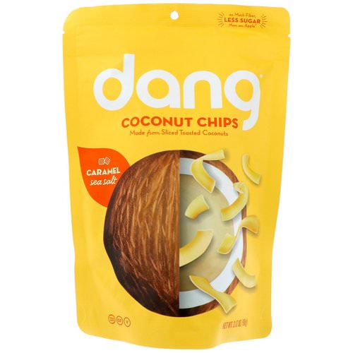 Dang, Coconut Chips, Caramel Sea Salt, 3.17 oz (90 g) فوائد