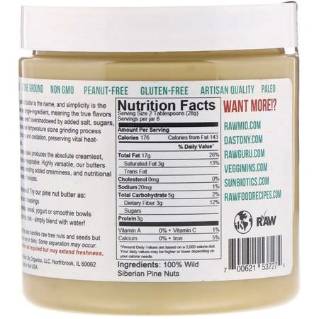 Dastony, Wild Pine Nut Butter, 8 oz (227 g):يحفظ, ينتشر