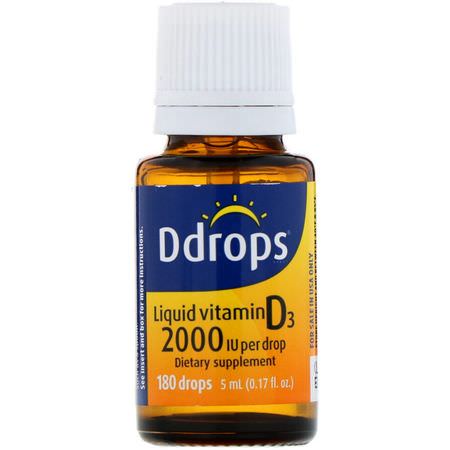 Ddrops D3 Cholecalciferol - D3 Cholecalciferol,فيتامين D,الفيتامينات,المكملات الغذائية