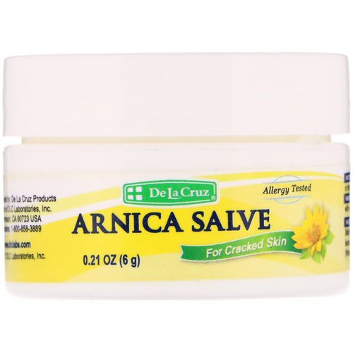 De La Cruz, Arnica Salve, For Cracked Skin, 0.21 oz (6 g) فوائد