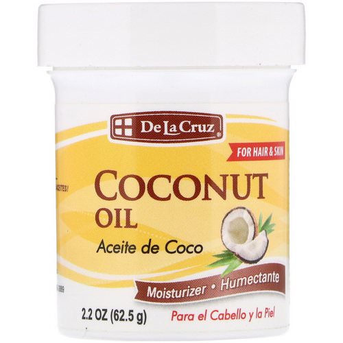 De La Cruz, Coconut Oil, Moisturizer, 2.2 oz (62.5 g) فوائد