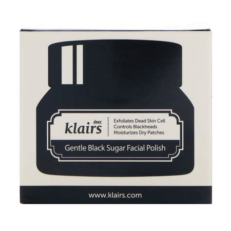Dear, Klairs, Gentle Black Sugar Facial Polish, 3.8 oz (110 g):صاب,ن, حمام K-جمال