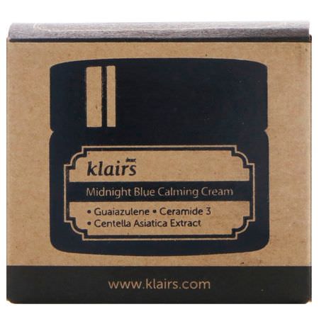 Dear, Klairs, Midnight Blue Calming Cream, 1 oz (30 ml):مرطبات K-جمال, الكريمات