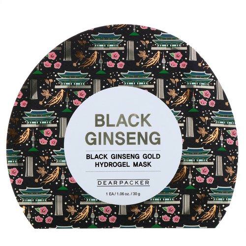 Dear Packer, Black Ginseng, Black Ginseng Gold Hydrogel Mask, 1 Mask, 1.06 oz (30 g) فوائد