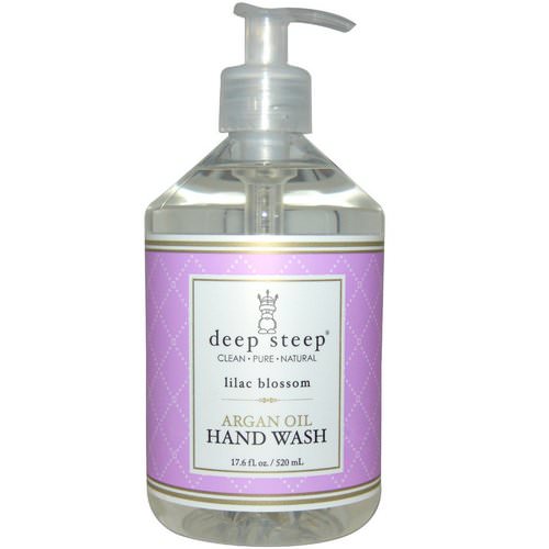 Deep Steep, Argan Oil Hand Wash, Lilac Blossom, 17.6 fl oz (520 ml) فوائد