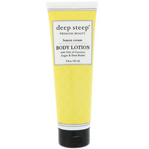 Deep Steep, Body Lotion, Lemon Cream, 8 fl oz (237 ml) فوائد