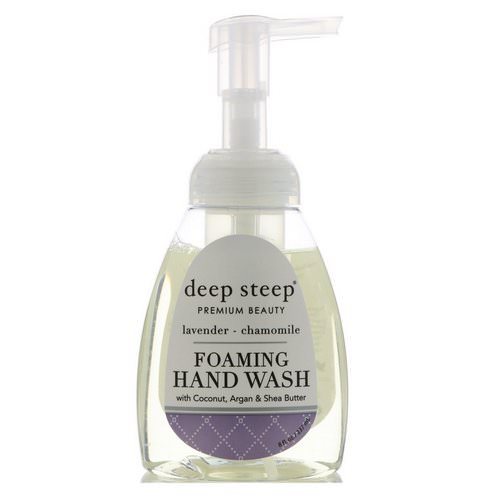 Deep Steep, Foaming Hand Wash, Lavender - Chamomile, 8 fl oz (237 ml) فوائد