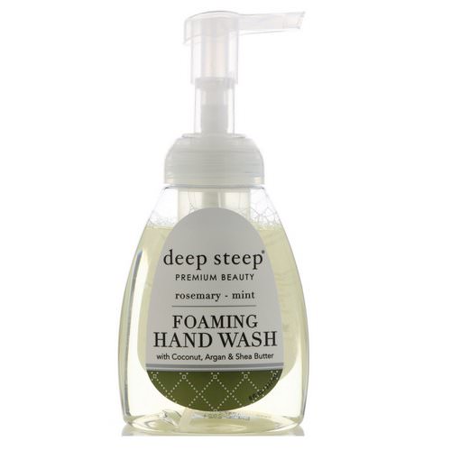 Deep Steep, Foaming Hand Wash, Rosemary - Mint, 8 fl oz (237ml) فوائد