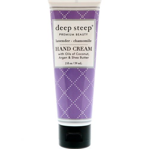 Deep Steep, Hand Cream, Lavender Chamomile, 2 fl oz (59 ml) فوائد