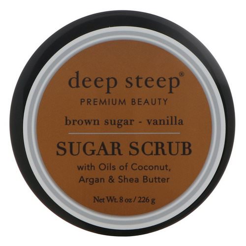 Deep Steep, Sugar Scrub, Brown Sugar - Vanilla, 8 oz (226 g) فوائد