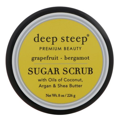 Deep Steep, Sugar Scrub, Grapefruit - Bergamot, 8 oz (226 g) فوائد
