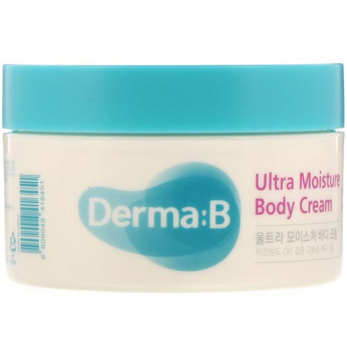 Derma:B, Ultra Moisture Body Cream, 6.8 fl oz (200 ml) فوائد
