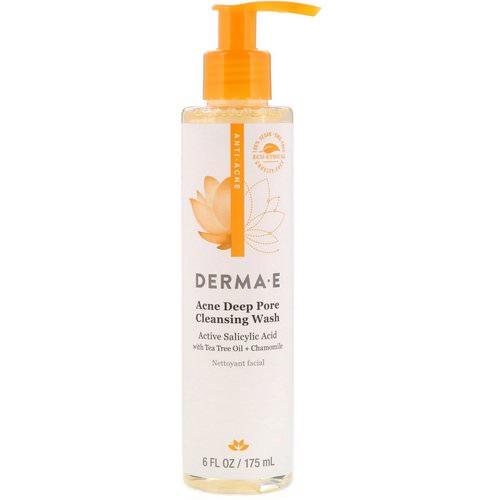 Derma E, Acne Deep Pore Cleansing Wash, 6 fl oz (175 ml) فوائد