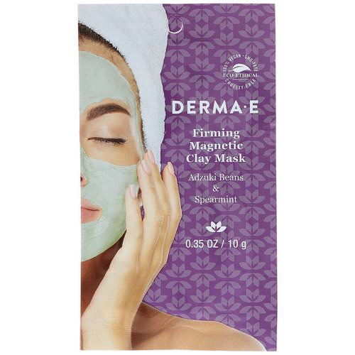 Derma E, Firming Magnetic Clay Mask, Adzuki Beans & Spearmint, 0.35 oz ( 10 g) فوائد