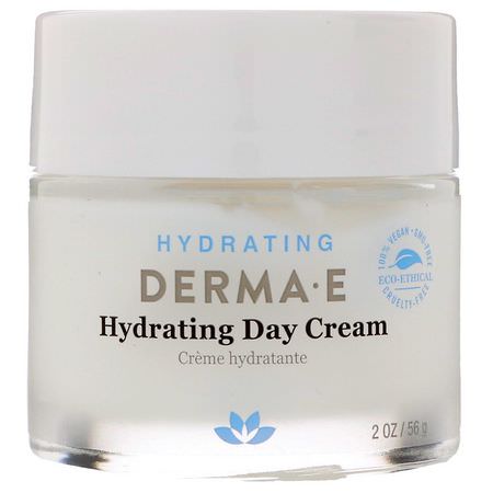 Derma E Day Moisturizers Creams Hyaluronic Acid Serum Cream - كريم, مصل حمض الهيال,ر,نيك, مرطبات الي,م, كريمات