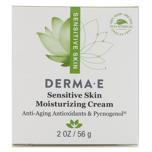 Derma E, Sensitive Skin Moisturizing Cream, 2 oz (56 g) فوائد