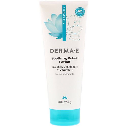 Derma E, Soothing Relief Lotion, Tea Tree, Chamomile & Vitamin E, 8 oz (227 g) فوائد