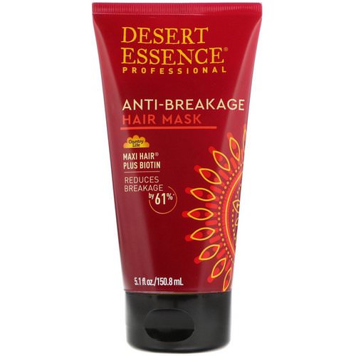 Desert Essence, Anti-Breakage Hair Mask, 5.1 fl oz (150.8 ml) فوائد