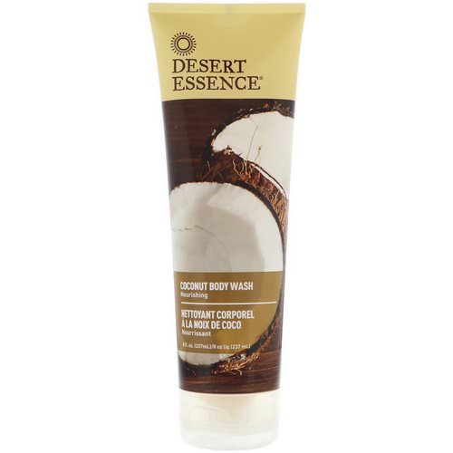 Desert Essence, Body Wash, Coconut, 8 fl oz (237 ml) فوائد