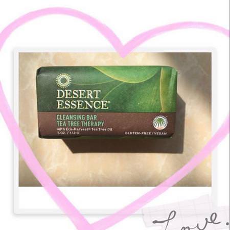 Desert Essence Bar Soap - شريط الصابون, دش, حمام