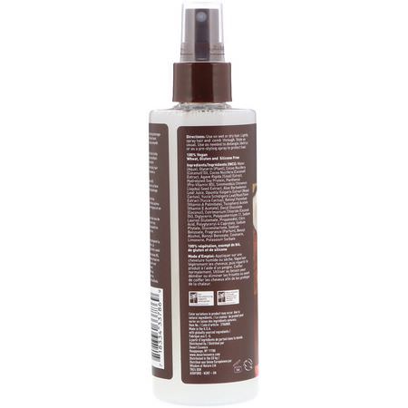 Desert Essence, Coconut Hair Defrizzer & Heat Protector, 8.5 fl oz (237 ml):Style Spray, تصفيف الشعر