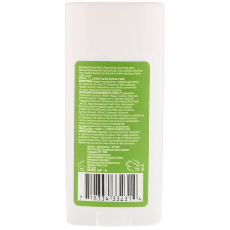 Desert Essence, Deodorant, Spring Fresh, 2.5 oz (70 ml):مزيل العرق, الحمام