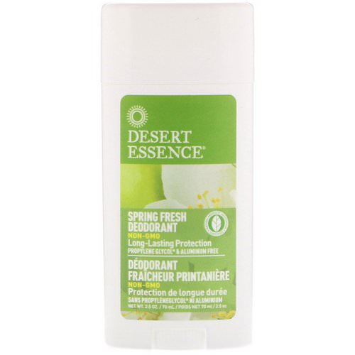 Desert Essence, Deodorant, Spring Fresh, 2.5 oz (70 ml) فوائد