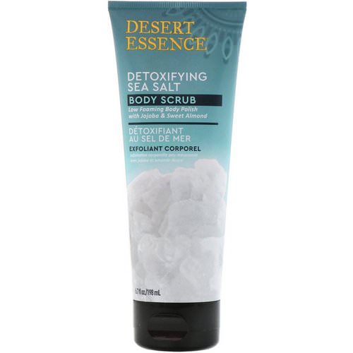 Desert Essence, Detoxifying Sea Salt Body Scrub, 6.7 fl oz (198 ml) فوائد